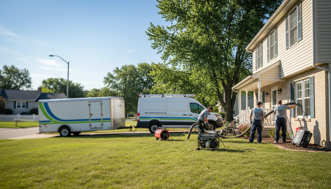 Flooded Basement Restoration And Cleanup With Repair in Murphysboro, IL near me